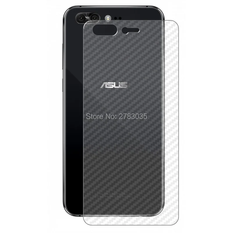 Для Asus ZenFone 4 Pro ZS551KL 5 &quot2 шт. = мягкая задняя пленка из углеродного волокна +