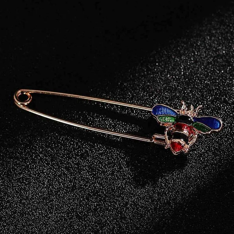 Хит милые шпильки в виде пчелы кардиган led drop glaze bee брошь рождественские подарки
