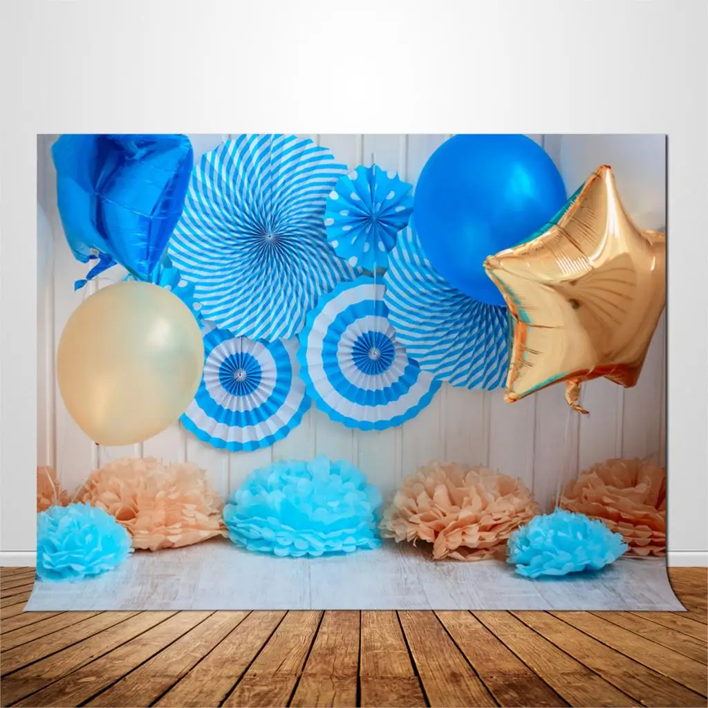 

Birthday photo backdrop for Baby Kids Pictures Studio Photography Vinyl Background XT-7351