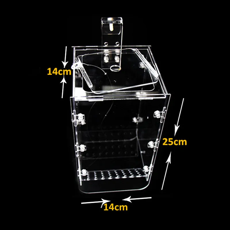 Rope design Acrylic Fishing box trap box for safe catch fish (7)