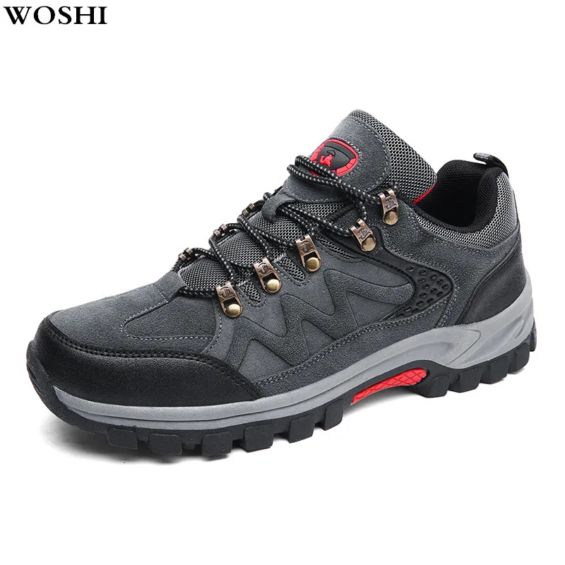 

New Arrival Hiking Shoes men Low Cut Boots Outdoor Sneakers Athletic Sport Mountain Shoes Men Trekking Breathable Climbing Shoes