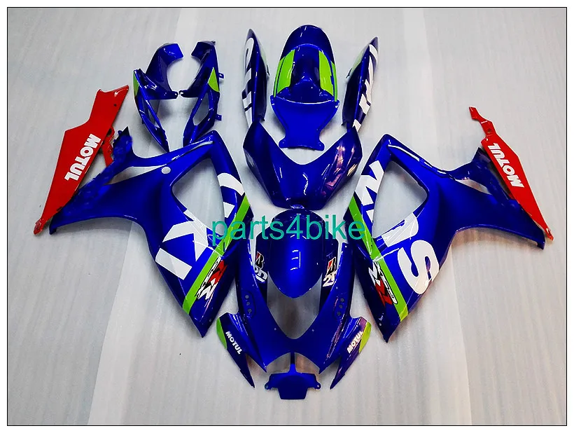 GSXR750 2006 2007 ABS Fairing For Suzuki GSXR600 GSXR600/750 06-07 blue red MOTUL 06 07 | Автомобили и мотоциклы