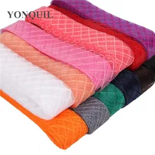 12 цветов, ширина 4,5 см, кринолин, конский волос, нейлоновый материал, гибкая сетчатая отделка, шапка-чародей, 100 ярдов/партия