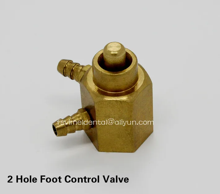 

5 pcs 2hole dental foot control valve for dental unit foot switch valve dental chair accessories