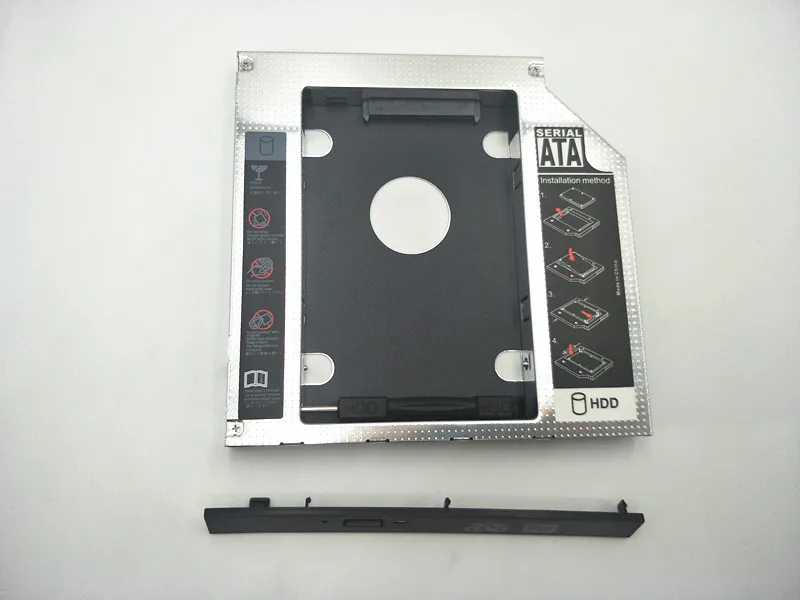 12 7 мм жесткого диска SATA HDD SSD жесткий диск Caddy оптический DVD Bay адаптер для ноутбука