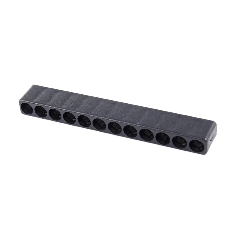 BMBY-10pcs 12 отверстиями отвертка бит держатель Блок черного цвета для шестиугольный 6,35 мм ручка
