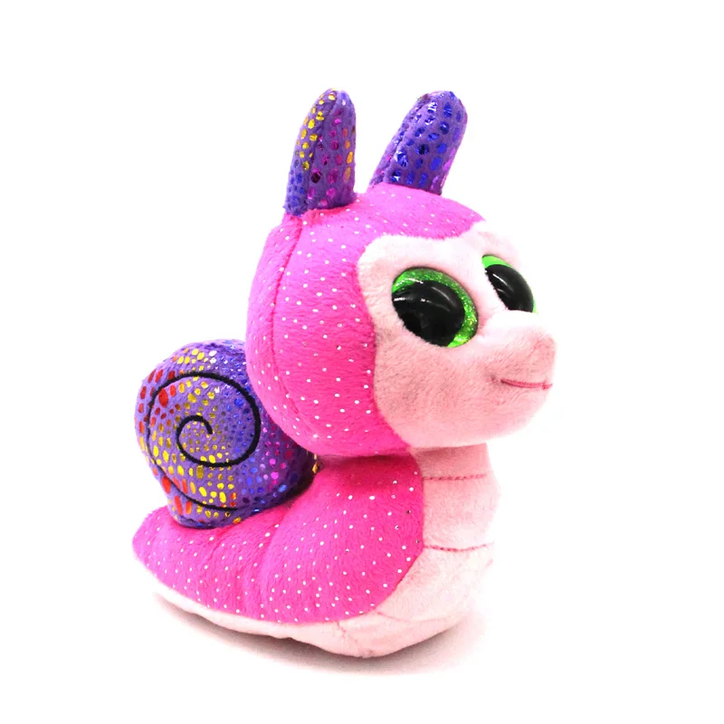 Ty Big Eyes 6 &quotплюшевая улитка с сверкающими блестками игрушки для животных | Игрушки