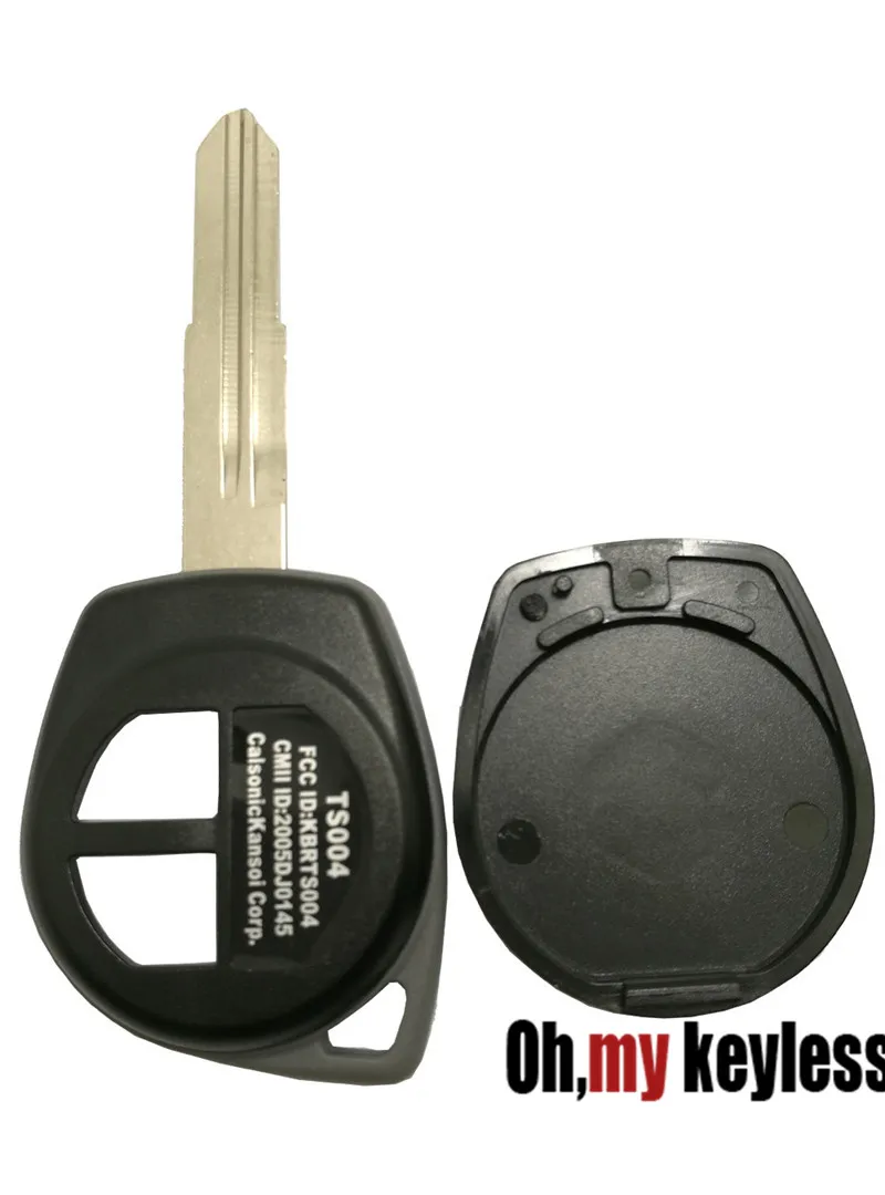 Брелок для ключа без с 2 кнопками запасной чехол SUZUKI Vitara Swift Ignis SX4 Liana Alto Key Fob|Ключ