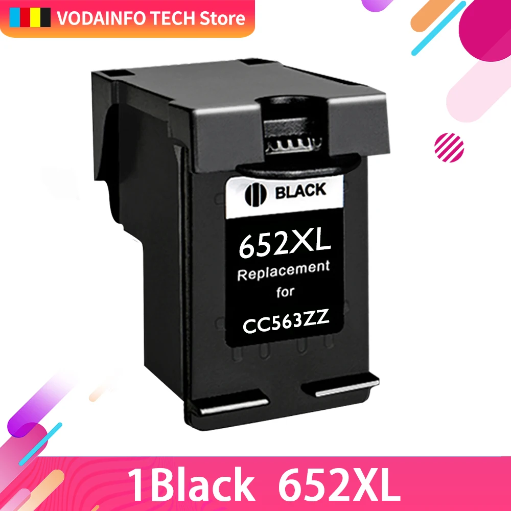 Чернильный картридж QSYRAINBOW 652XL замена картриджей для HP 652 Deskjet 2135 2136 1118 2138