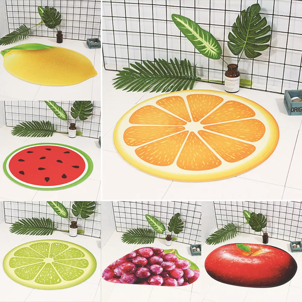 

Water Absorbent Pad Soft Carpet Living Room Bedroom Fruit football Carpet letters HOME L708