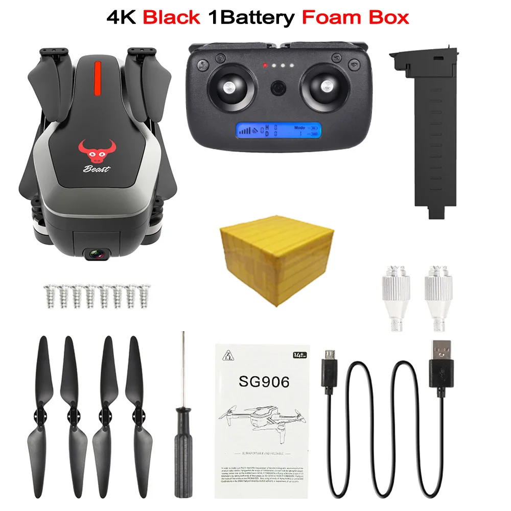 4K 1BAT FB B LAUMOX SG906 gps Дрон 5G wifi FPV Бесщеточный беспилотник selife с камерой 4K Дрон HD RC Квадрокоптер складной Дрон VS XS816 F11 Дрон - Цвет: 4K 1BAT FB B