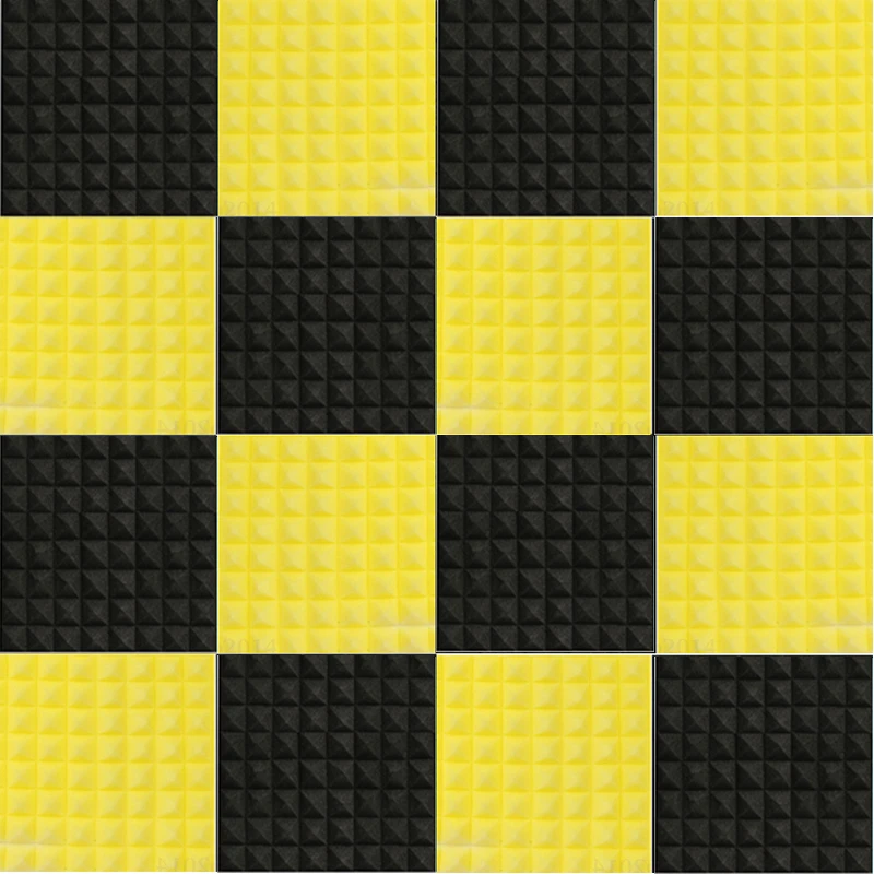 

NK MIXTOS 50cm*50cm*5cm 1PCS Acoustic Soundproof Sound Stop Absorption Pyramid Studio Foam