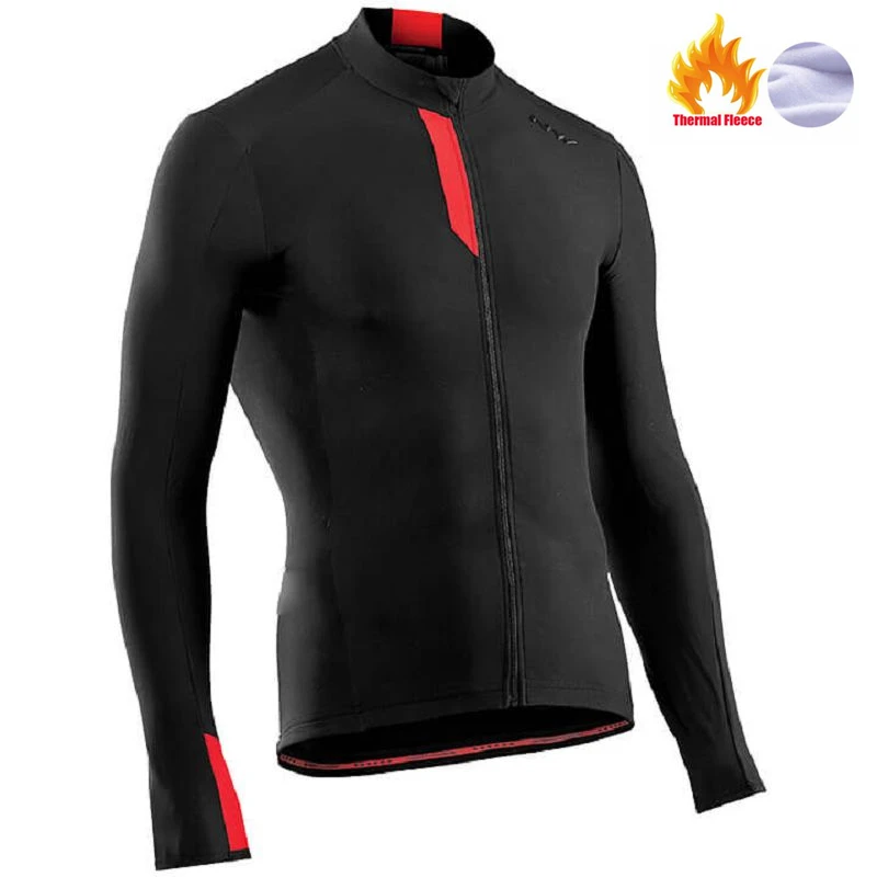 NW профессиональная командная велосипедная куртка, зимняя теплая флисовая Джерси для велоспорта, теплая велосипедная куртка Northwave - Цвет: Pic Color1