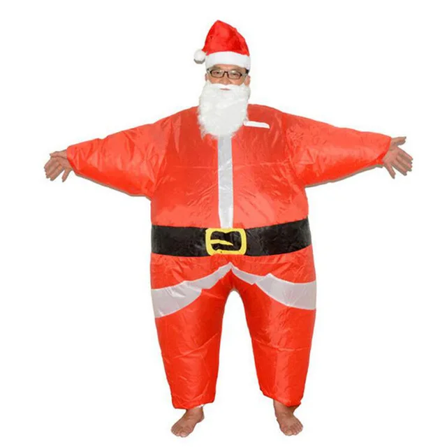Inflatable Costume Cosplay Santa Claus Costume Funny Christmas Dress