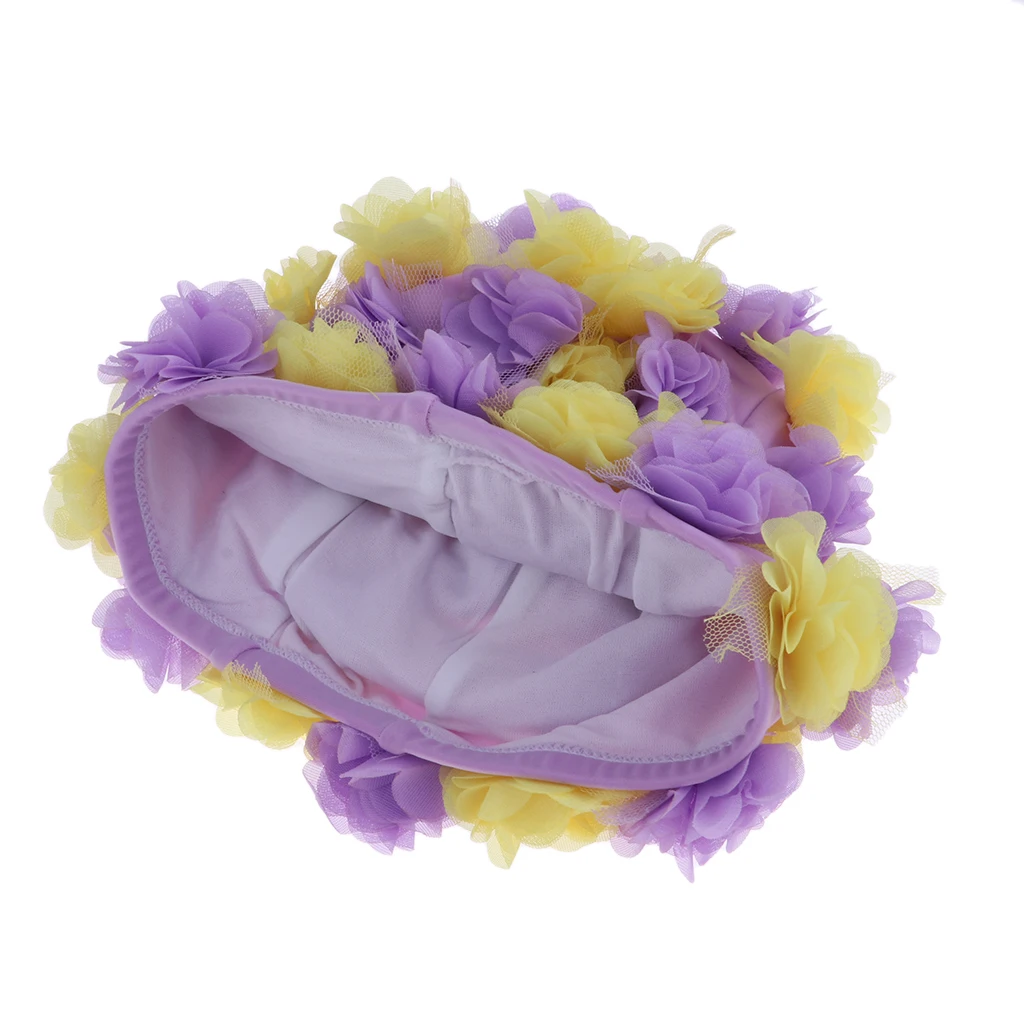 Nylon Retro Floral Swimming Cap Women Ladies Various Colors Available for Sportswear Accessories Swim Swimming Caps Hats