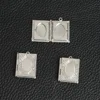 30pcs Silver Plated Book Locket Charm Pendant, Fashion Lover Pendants Christian Jewelry Christmas Gifts Photo Frame Promise Love 2