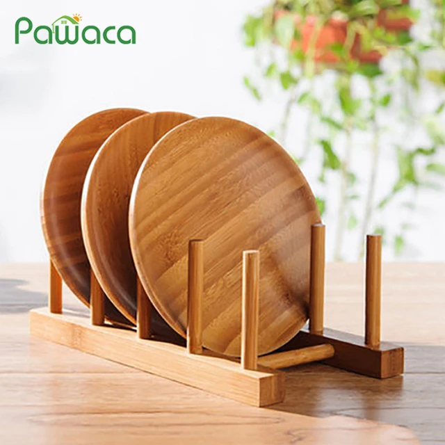 Special Price 6/4/3 Layer Bamboo Dish Rack Drainboard Drying Drainer Storage Holder Stand Kitchen Cabinet Organizer for Dish/ Plate/ Bowl/ Cup