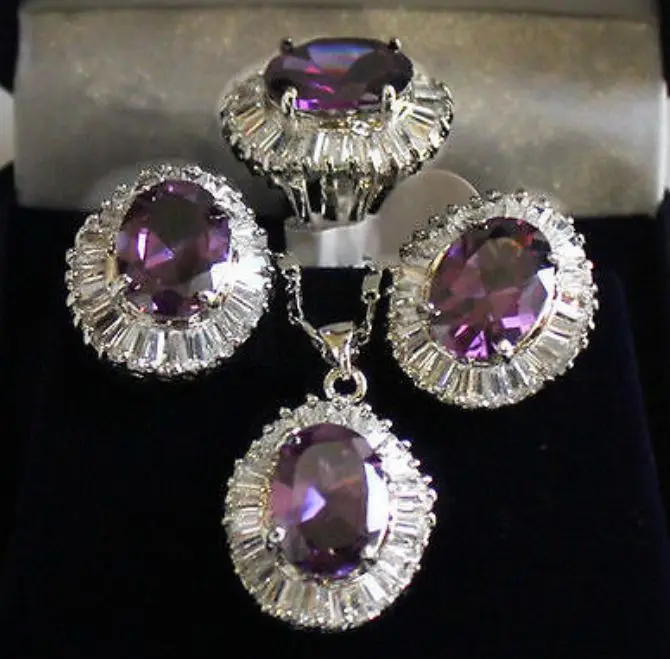 

Hot sale Free Shipping>>Fine 10-14mm 18KGP earring ring pendant set