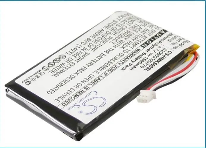 Аккумулятор Cameron Sino 1500mAh для HARMON KARDON gps-500 320603329779 gps, аккумулятор для навигатора