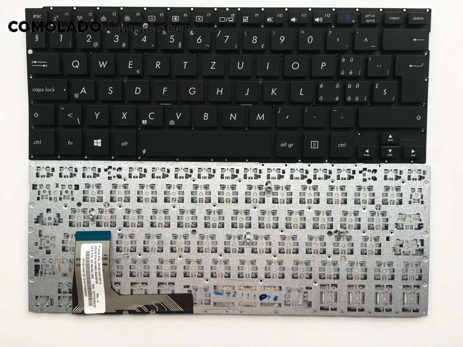 SW Swiss Keyboard For ASUS Taichi 31 Taichi31 Black Without Frame Laptop Keyboard SW layout