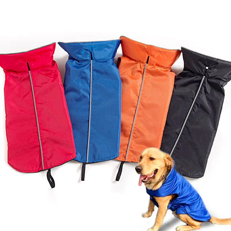 Pet Puppy Large Dog Clothes Autumn Winter Clothes for Dogs Raincoat