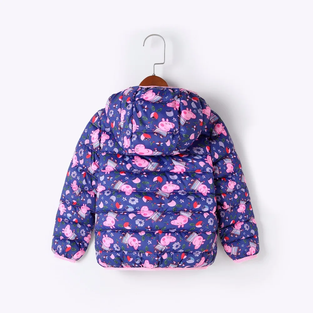 Girls Clothing Jackets 2017 New Brand Baby Girls Winter Coats Children's Warm Outerwear Windbreakers Down Parka Cute Pig 2-12Y (5)