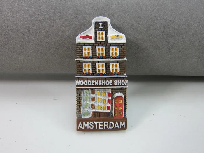 Нидерландские туристические сувенирные магниты на холодильник, Модный магазин, ресторан, красочные наклейки на холодильник - Цвет: as shown