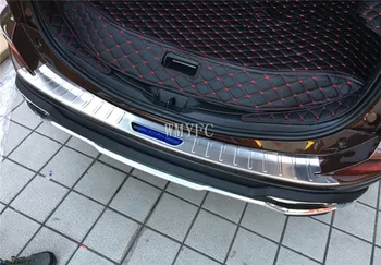 

Car Styling Stainless Steel Rear Bumper Sill Trunk Door Sill Cover Sticker For Toyota RAV4 AX40 2016 2017 2018