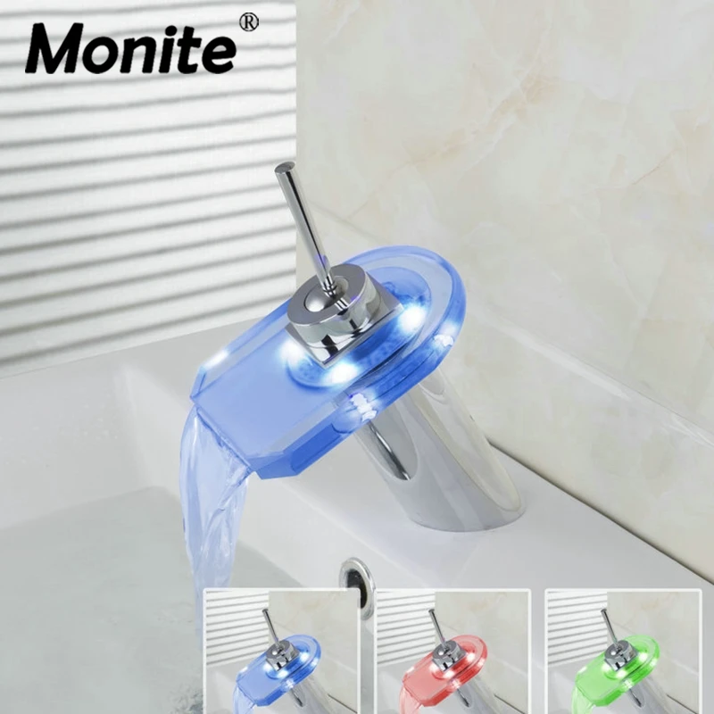Buy waterfall bathroom vanity Mixer Tap Chrome