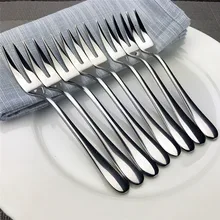 Kitchen Bar Kids Dessert Forks Lot of 8 Pcs Small Forks Dessert Fork Cute Mini Ant Fruit Fork Salad Servers
