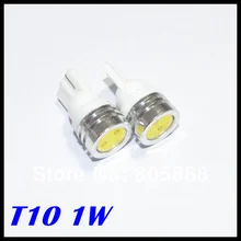 50x светодиод высокой Мощность свет T10 1 w свет W5w 194 168 автомобилей лампочки 1 w лампа угловой парковки водить автомобиль