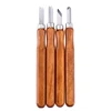 4pcs/lot Wood Carving Knife Chisel Woodworking Tools Carpenter Tools Fruit Food Crafts Arts Sculpture Scalpel Engraving Knife ► Photo 3/5