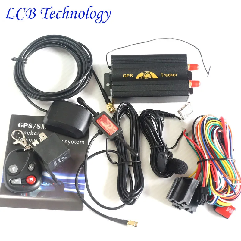 2016 Coban TK103B Vehicle GPS Tracker Remote Control Portoguese Platform Quad Band SD card GPS103 GPS