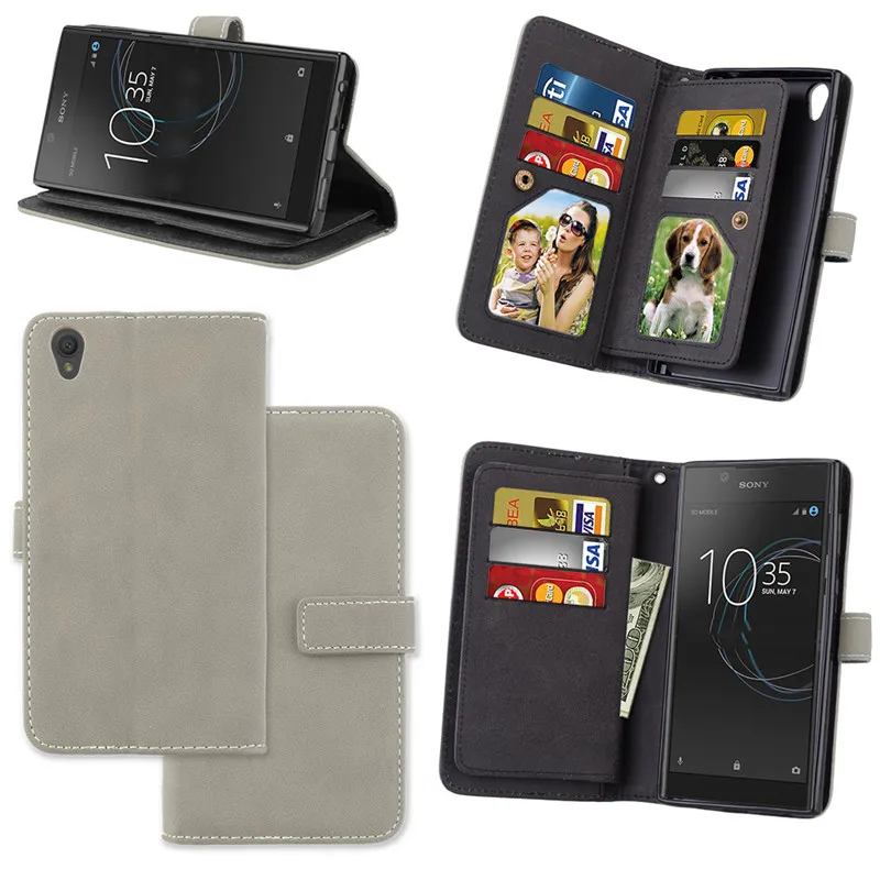 Luxury Leather Flip Case For Sony Xperia L1 Case Wallet Cover For Sony L1 G3311 G3312 Dual Sim Business Cases10