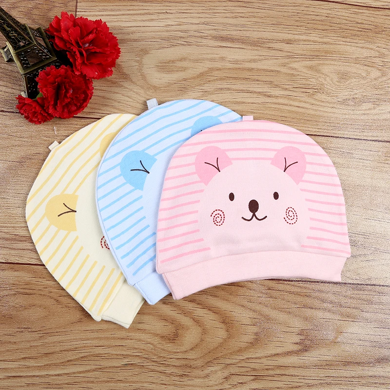 Baby Caps stripe Printing Baby Hat 100 Cotton Baby Boy Hats Autumn