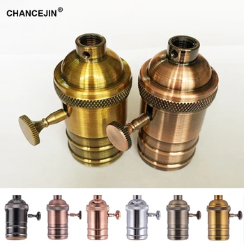 

E26 E27 Lamp holder Edision bulb socket vintage style pendant lamp base be used in incandescent bulb tungsten bulb LED lamp etc.