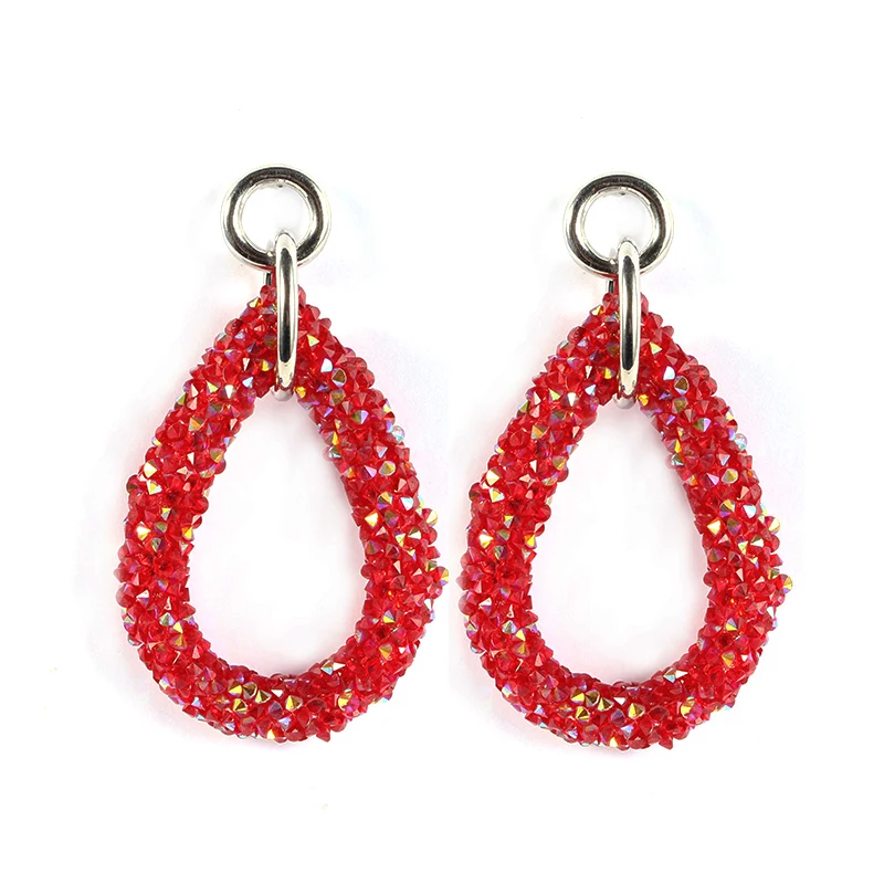 6 Earrings Red