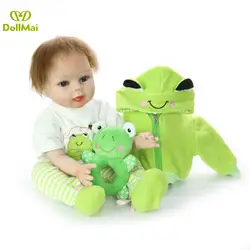 Bebes кукла новорождённого куклы 55 см мягкие силиконовые Reborn куклы игрушки для детей подарок