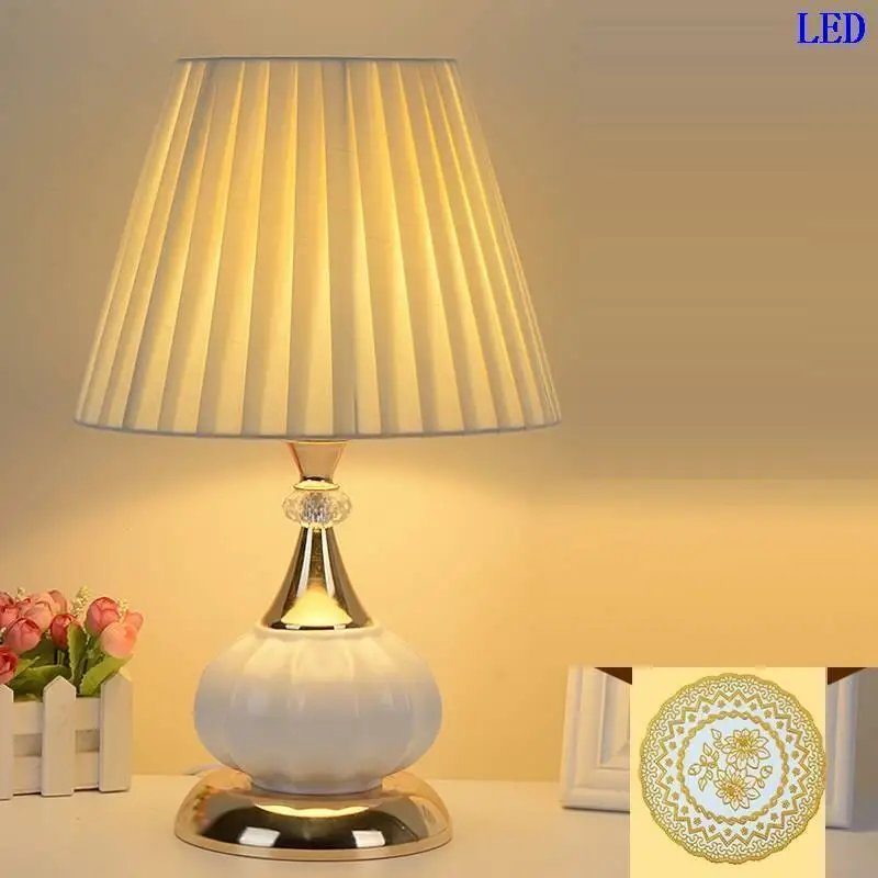 Version N Noel стол Decoracao Каса Tete горит ШАМБРЕ домашний деко Lampara El Dormitorio Abajur Para лампа Кватро де меса прикроватная лампа - Цвет абажура: Version N