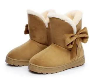 Tanie 2021 zimowe nowe krótkie podkolanówki śniegowe buty damskie bawełniane grube sklep