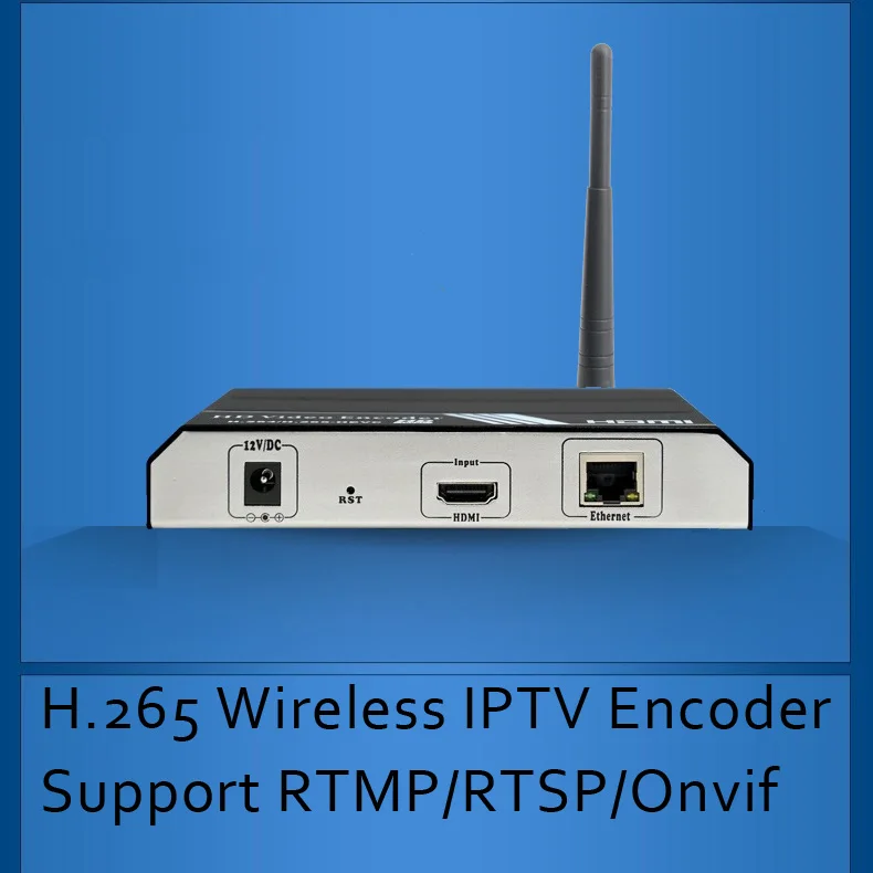 H.265/H.264 Wifi кодер беспроводной IPTV кодер HDMI видео энкодер для IPTV вещания поддержка RTMP RTSP ONVIF