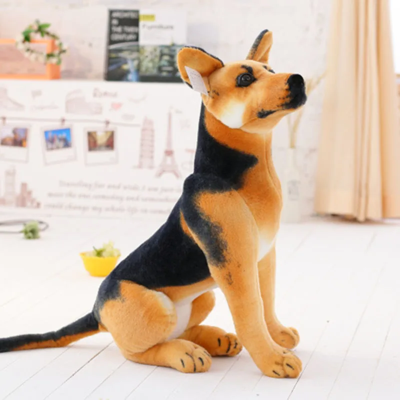 brown dog plush