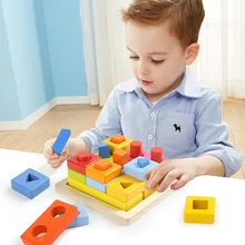 TOPBRIGHT Логические блоки игрушки цвет формы когнитивной соответствия детские головоломки От 1 до 3 лет детские игрушки