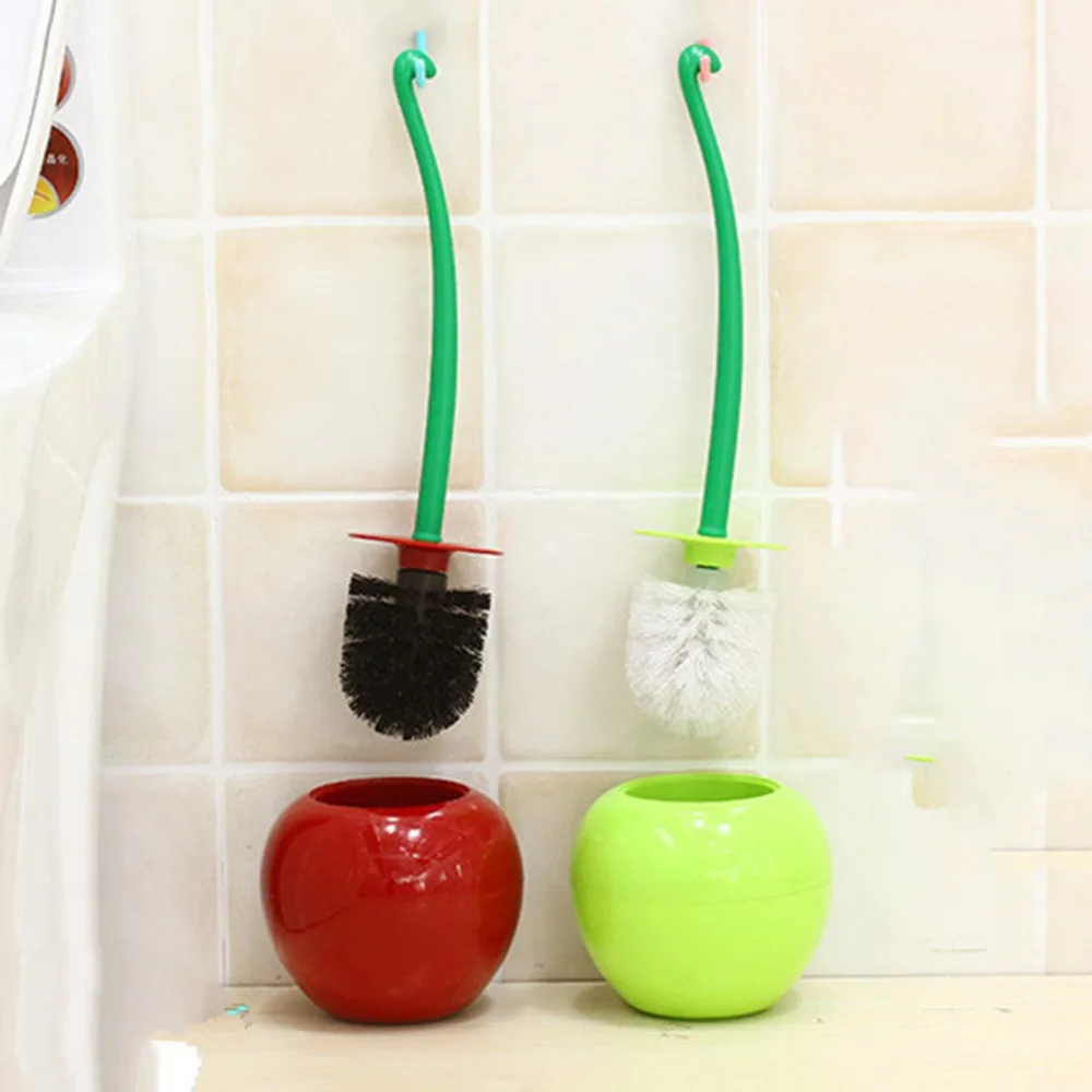 Cherry Toilet Brush Set Plastic Toilet Cleaning Brush Toilet Brush