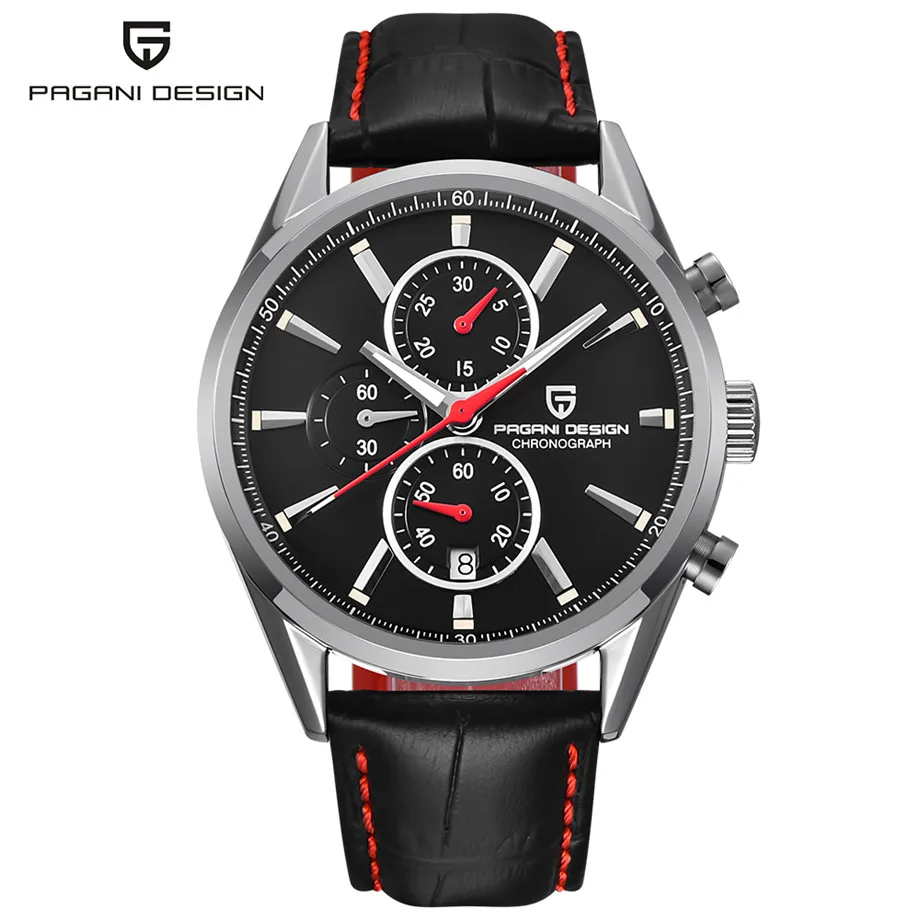 

Sport Casual Chronograph Watches for Men Waterproof Stainless Steel Minimalism Quartz Watch Gift for Male erkek kol saati