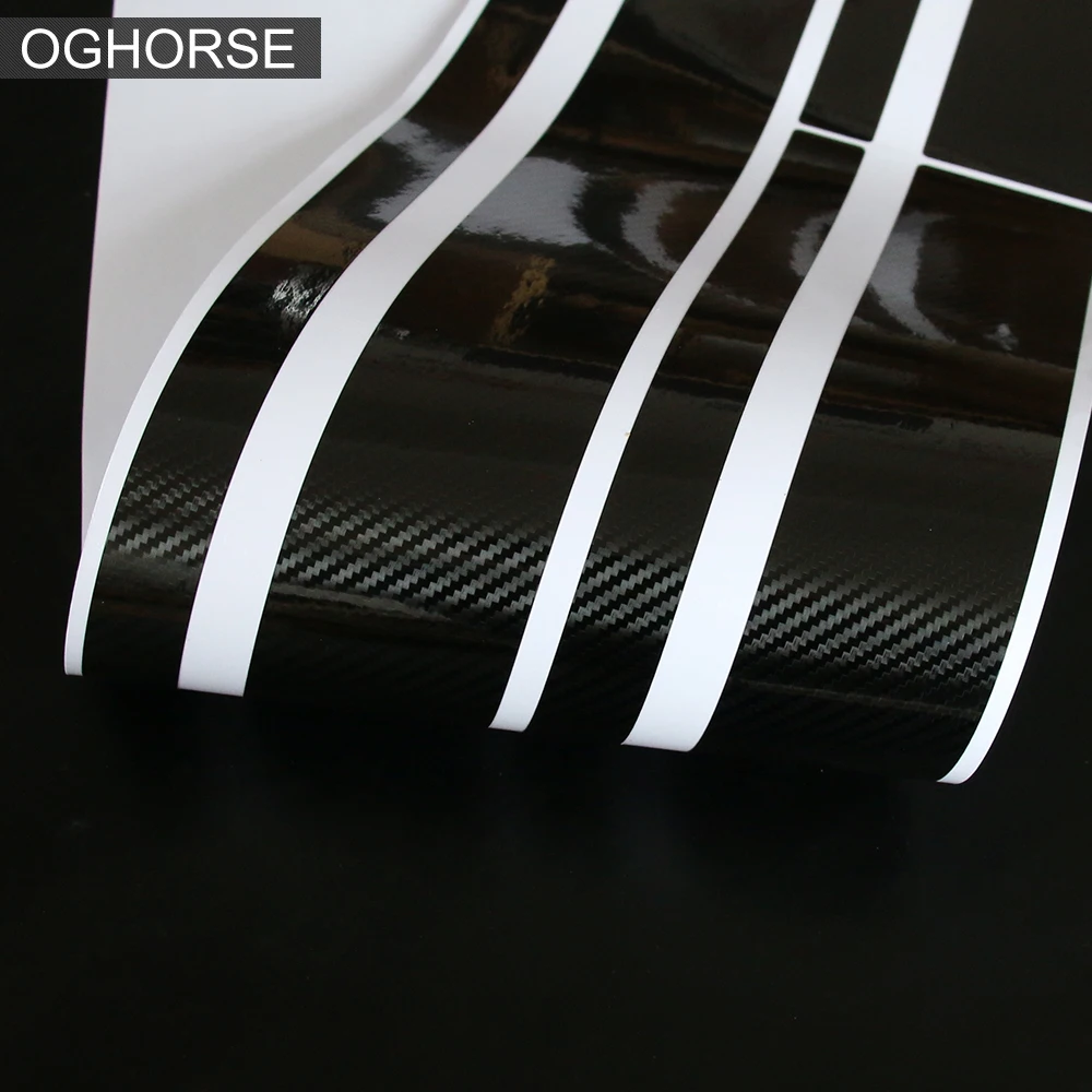 Car Hood Stripes Trunk Bonnet Rear Body Kit Door Side Stripe Skirt Sticker For Mini Cooper Countryman F60 Accessories