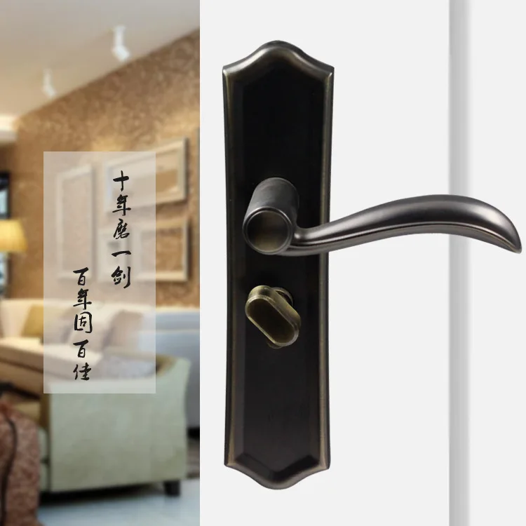 

2018 Real Fechadura Digital Free Shipping Selling Zinc Alloy Door Locks Household Interior Lock The Bedroom Mute Type Of Europe