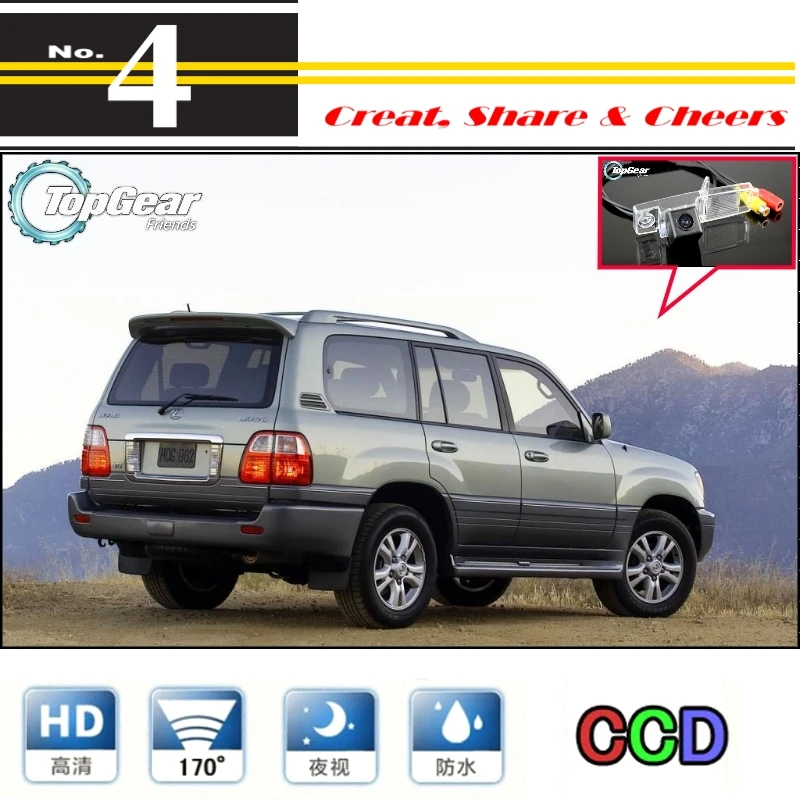 

LiisleeCar Camera For LEXUS LX 470 LX470 J100 High Quality Rear View Back Up Camera For PAL / NTSC | CCD + RCA
