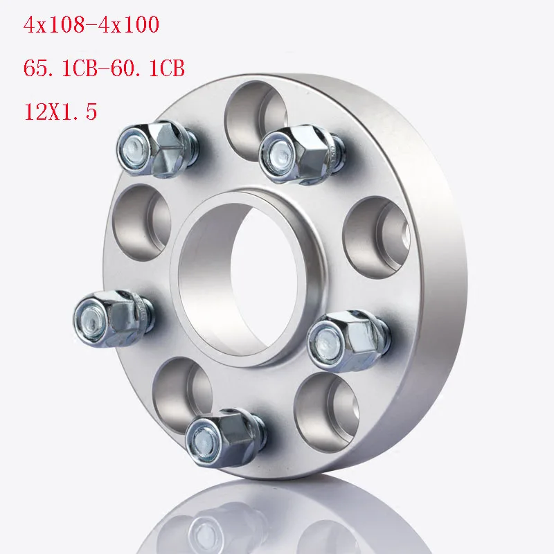 Car Wheel Spacers PCD wheel adapters 20mm Citroen Peugeot 4x108 to fit