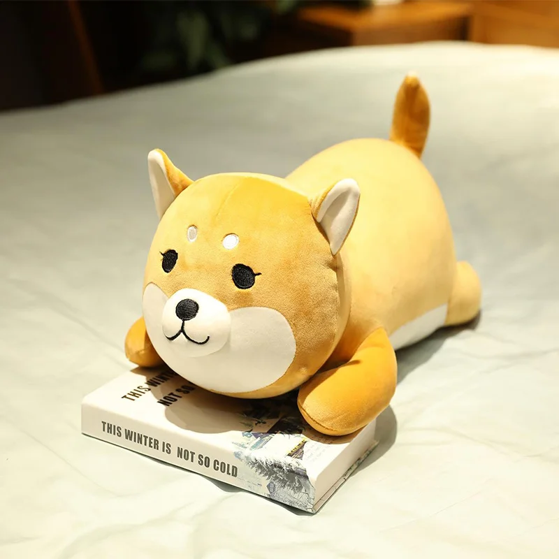 35-75 см большая милая собака хаски заполненная игрушка-игрушка кукла, Kawaii Шиба игрушка Сиба-ину плюшевая подушка, подарок на день рождения для мальчиков и девочек
